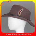 2050373 Sun Accessory customized winter wool felt fashion style cowboy hats
