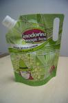 Green Drink Spout Pouch Packaging Die Cut Handle for LIquid Packaging