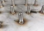 M6 Stainless Steel Stud Welding Pins With Internal Female Thread For Arc Welding