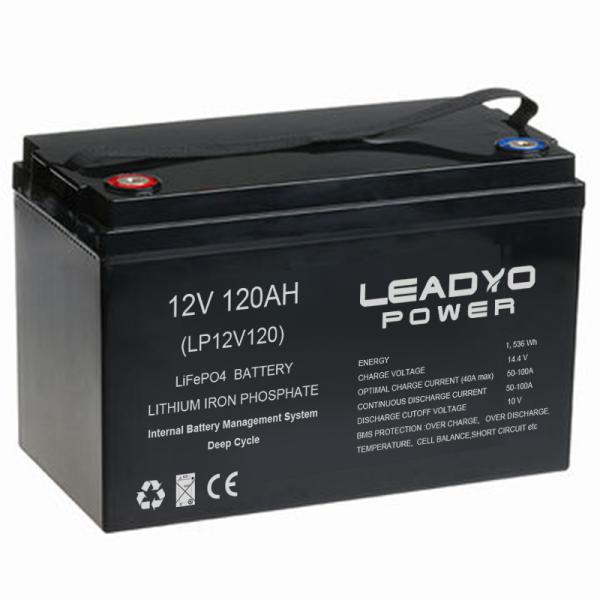 Caravan Travel Trailer 120ah Lithium Battery , Lithium Solar Replacement