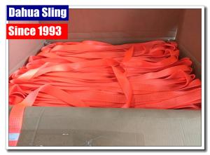 Wholesale Orange 100 % Polyester Webbing Roll For Heavy Duty Lifting Sling from china suppliers