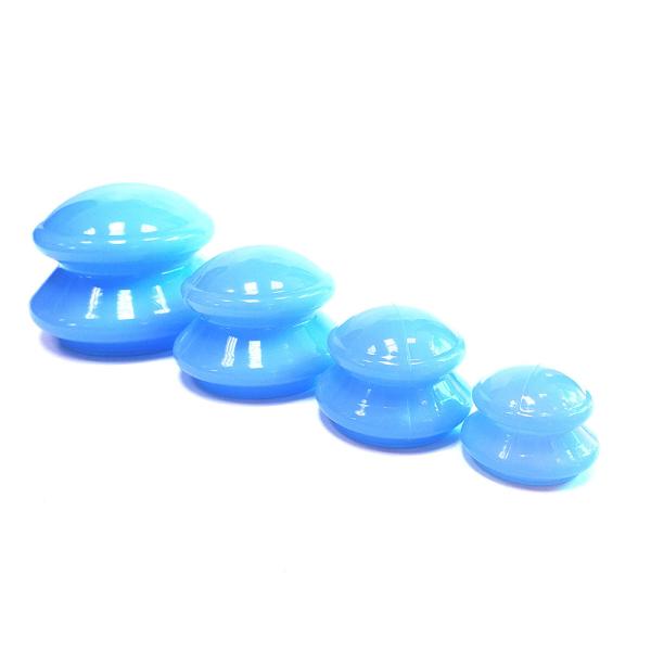 4 pcs differen Cupping Therapy Sets Anti Cellulite Cup Silicone Massage Cups