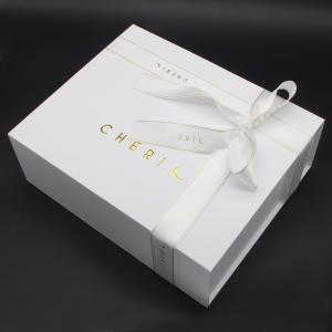 China Printed Paper Luxury Wedding Gown Dress Packaging Gift Box on sale