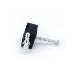 Durable Fiber Optic Accessories Fiber Optic Drop Cable Clip with Cross Screw