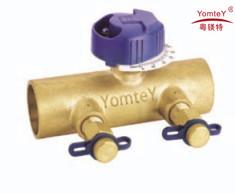 Wholesale yomtey brass circuit sertter balancing valve C×C from china suppliers