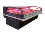 New Style Open Glass Showcase Meat Display Refrigerator Chiller With LED
