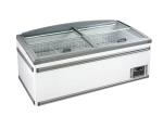 Large Capacity Sliding Glass Door Island Chest Freezer Static Cooling