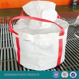Wholesale PP big bag,polypropylene bag for powder/grain.sand, can be printing 4 colors with top spou from china suppliers