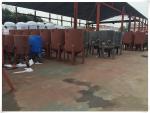 High Efficient Portable Industrial Sandblasting Equipment Vertical / Horizontal