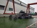 Stainless Wh300 Aquatic Weed Barge For Floating Garbage Transportation