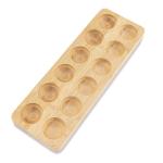Home Kitchen Bamboo Egg Protection Safe Storage Rack Countertop Fridge Storage