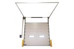 40mm Width Insulated Mental Industrial Sectional Doors Outside Application