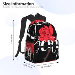 Kids Student School Bags with Water-Resistant Fabric and All Over Print