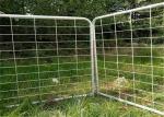 1-5/8"OD 5ft x 10ft portable welded galvanized pipe stockyard farm fence panels
