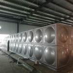Large Volume Modular Standard SUS304 Welded Assembly Large Water Treatment Tank