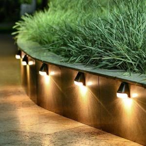 Wholesale SMD Solar Powered Fence Wall Lights Garden Lamp Outdoor 2LED from china suppliers