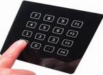 translucent black glass or PET Capacitive Membrane Switches, capacitive touch
