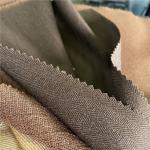 Soft Woolen Peached Microfiber Fabric For Woolen Blazer Fabric Suiting Cloth