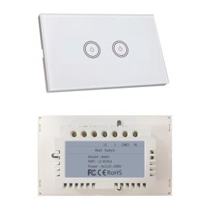 Wholesale 4 Gang US Wifi Controlled Light Switch 120 * 72 * 34mm IOS / Android Supported from china suppliers