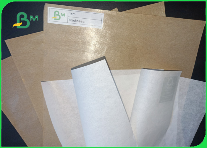 30gsm 40gsm FSC food grade one side coated white kraft paper in ream