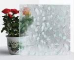 Good Chemical Stability Flat Patterned Glass Used for Interior Decoration and