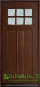 Classic Series Single Solid Timber Entry Door, With Frame, architrave (casing),