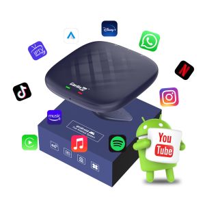 Wholesale Wireless Adapter CarPlay Android 13 Smart Car Ai Box 8 Core 4g 64gb Wifi GPS LTE from china suppliers