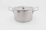 19cm Stainless Steel Cooking Pot With Thickened Bottom