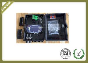 Wholesale Black ABS Fiber Optic Termination Box 16 core with 16pcs SC Simplex adapter from china suppliers