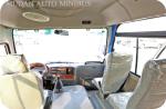 2+2 Layout Medium Bus 30 Seater Coach , Star Type Passenger Coach Bus