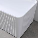 Personalized Stand Alone Acrylic Soaking Tubs Stand Alone 59x30 Anti Slip