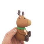 Squeeze Shooting Soft Plastic Toys With EVA Balls PVC OEM / ODM 15*8*9cm Animal