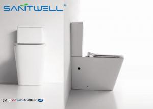 China Mobile public floor standing close coupled wc washdown toilet on sale