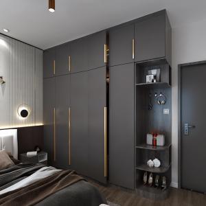 China 18mm Melamine Chipboard Customized Wardrobe Individual Bedroom Storage Cabinet on sale