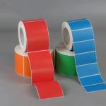 Red Green Blue Yellow Orange Thermal Paper Label Sticker DT Thermal Label