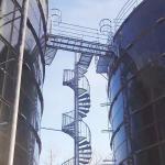 modular design 2000m3 GFS Bolted Steel Tanks For Chemical Storage