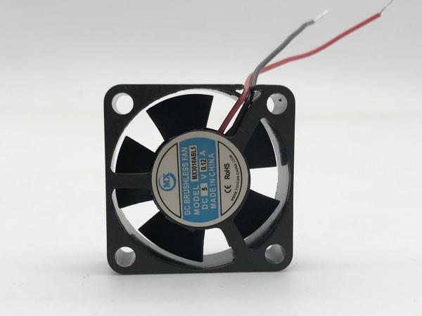 Mini Smart Computer Cpu Fan 8000RPM Speed 5V / 12V DC PBT Frame Impeller