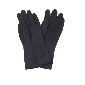 Wholesale 30cm Chemical Resistant Black Industrial Latex Gloves LX01100 with Smooth Surface from china suppliers