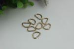 OEM cheaper metal wire iron D-ring,10mm metal d ring with 1.5mm thickness
