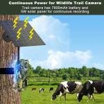 4G Solar Powered Outdoor Surveillance Camera HD Night Vision Intelligent PIR