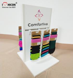 Wholesale Sock Slatwall Display Counter Display Racks Unit Wood Display Stand For Socks from china suppliers