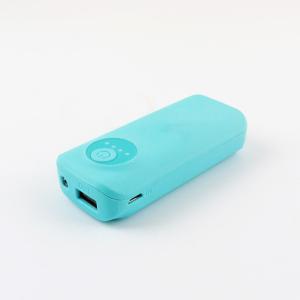 Wholesale LED Light Plastic Portable Power Bank 2400MAH 18650 Li ion battery from china suppliers