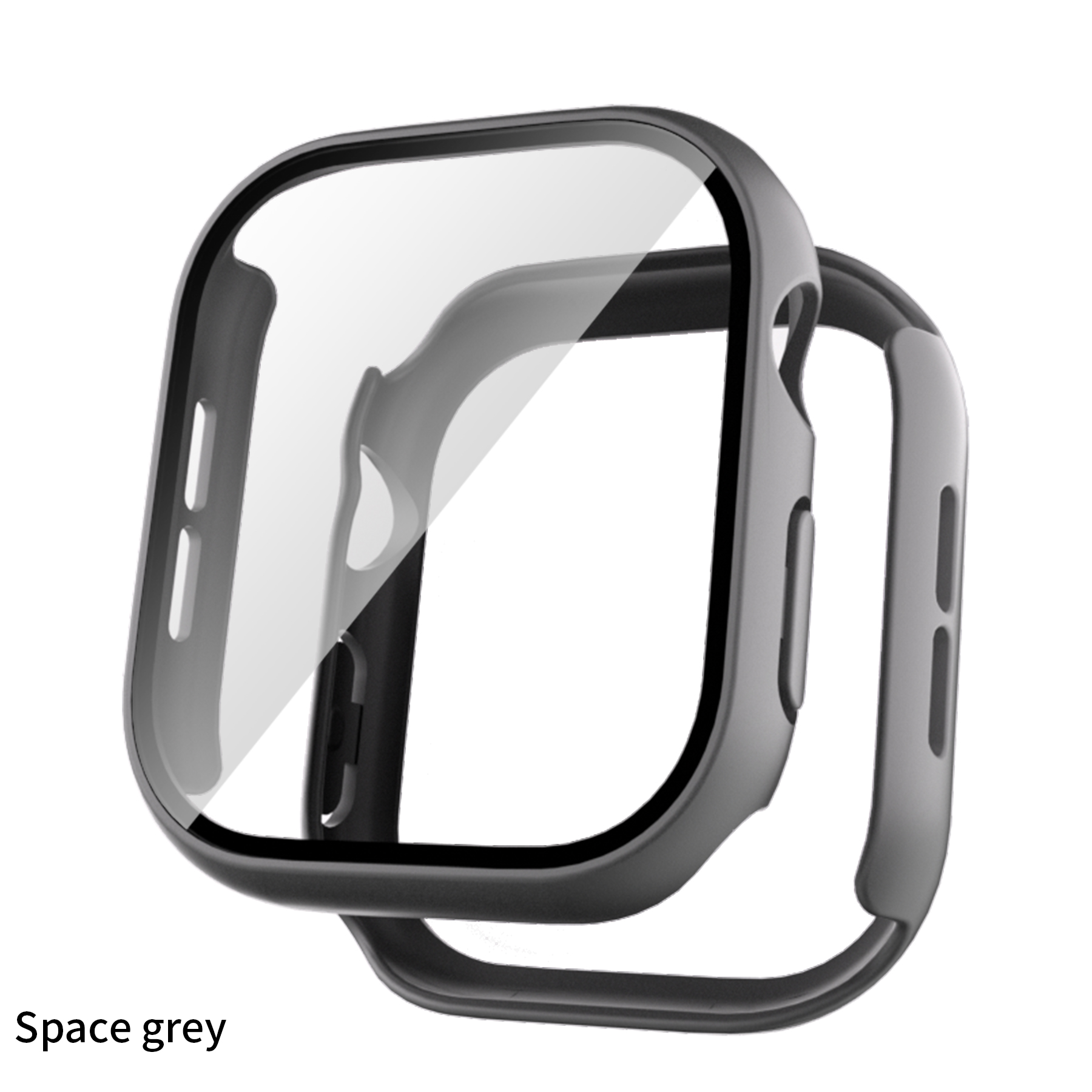 Eraysun Oil-sprayed Shell Film Integrated Watch Cover Case for Apple Watch Series10 42mm 46mm Protector Snartwatch Case