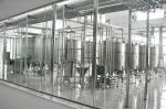 Silver Color Dairy Milk Processing Equipment Heating Chamber With Falling Ground