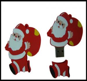 Wholesale Christmas Gift!!! OEM Santa Claus Pvc usb flash drive, usb flash memory, usb flash from china suppliers