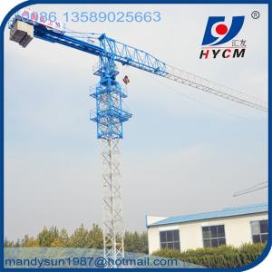 Wholesale 60m Boom 10ton 2*2*3m Split Mast Section QTP6010 Topless Tower Crane Manufacturer from china suppliers