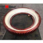 Cement Rotary Kiln Die Steel Forging Inner 8000mm Forging Large Ring Gear