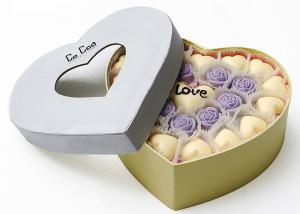 Wholesale Heart Shaped Magnetic Closure Gift Box Custom Color For Valentine ' S Day from china suppliers