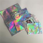 Self Adhesive Foil Pouch Packaging Metallic Label Sticker Holographic Iridescent
