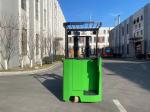 Side Standing Counterweight Electric Forklift Truck Electronic Steering